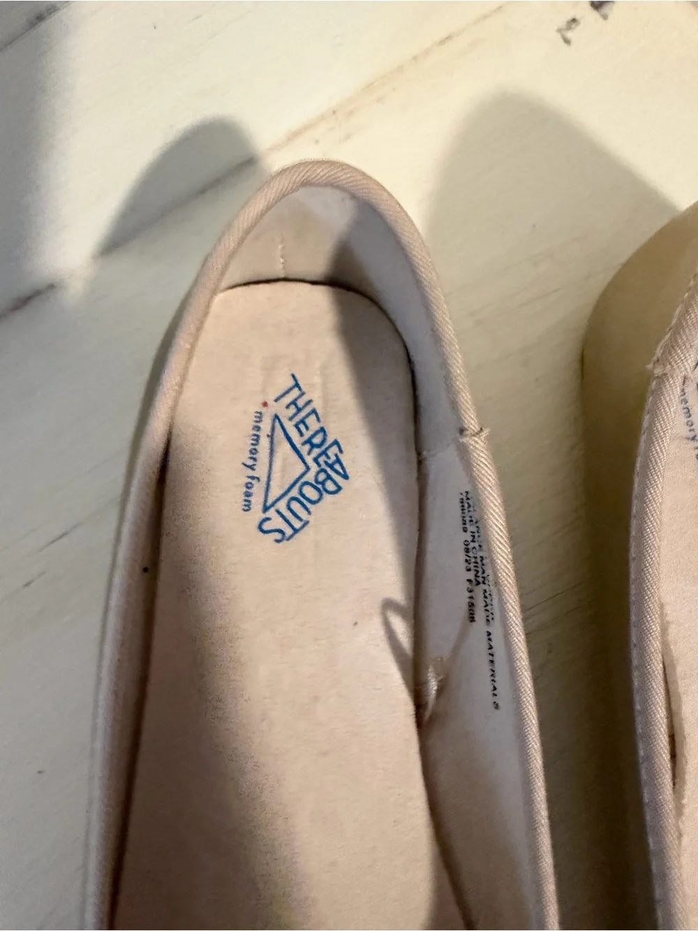 Thereabouts Girls Metallic Gold Ballet Flats with Bow Accent dressy party